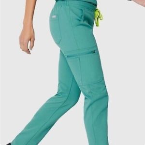 Figs Small Yola Skinny Scrub Pants - Marine
